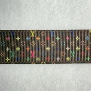 Louis Vuitton Ribbon Brown And Gold Ribbon 1"Wide 3 Yards Long